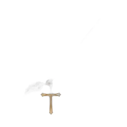 Emanuele Bicocchi Cross And Wing Necklace