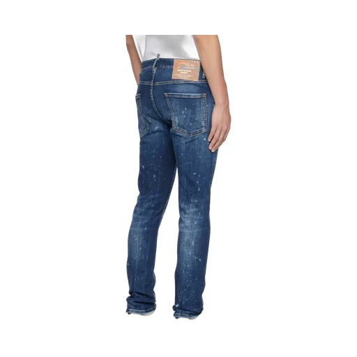 Dsquared2 Sprayed Effect Straight-Leg Distressed Jeans