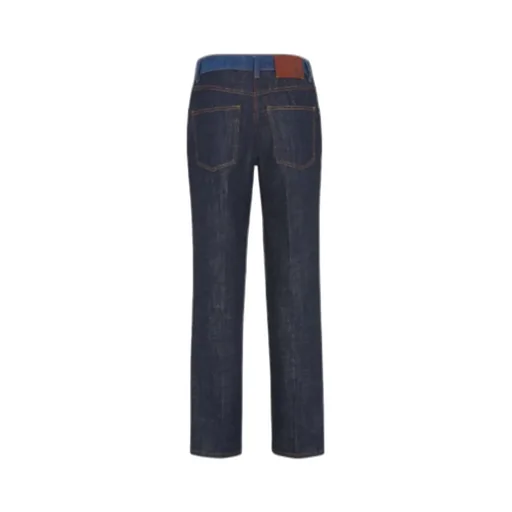 Fendi Ff Logo Slim-Fit Jeans