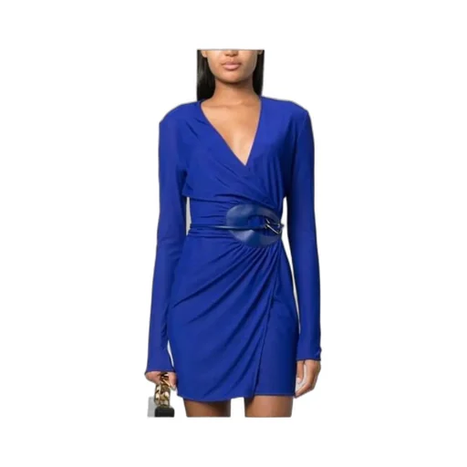 Tom Ford V-Neck Belted Mini Dress