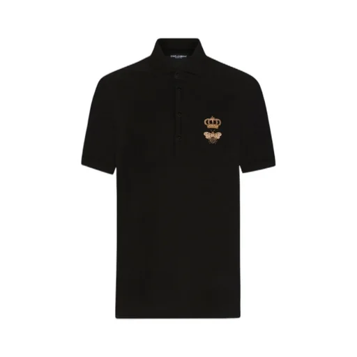 Dolce & Gabbana Logo Embroidered Polo Shirt