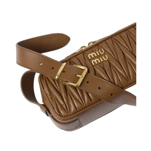 Matelassé Nappa Leather Shoulder Bag