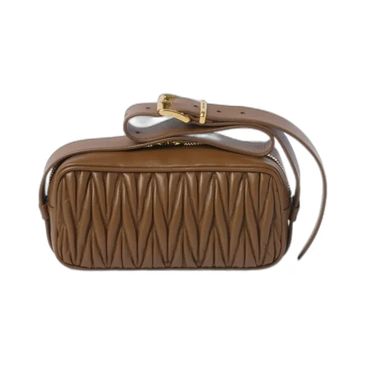 Matelassé Nappa Leather Shoulder Bag