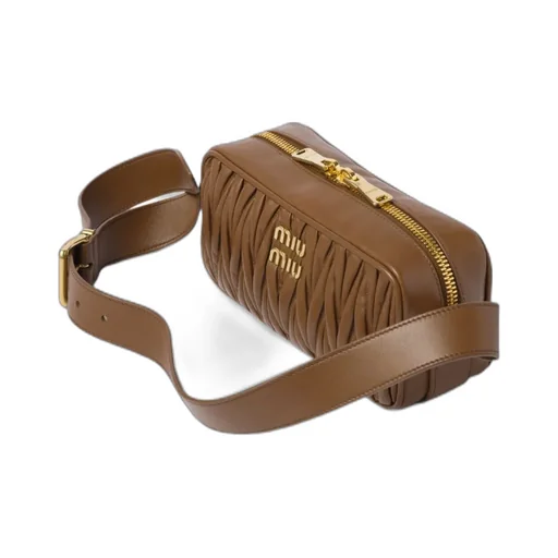 Matelassé Nappa Leather Shoulder Bag