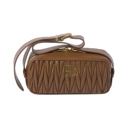 Matelassé Nappa Leather Shoulder Bag