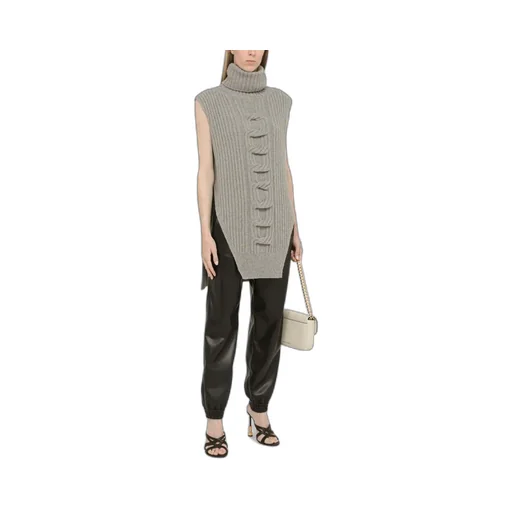 Stella Mccartney Asymmetric Hem Knitted Sleeveless Top