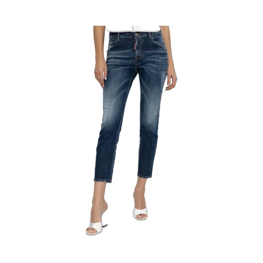 Dsquared2 Distressed Cropped Jeans