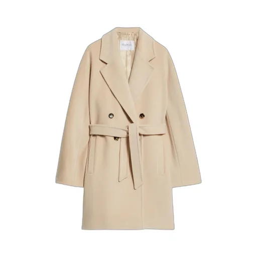 Max Mara Tied-Waist Buttoned Coat