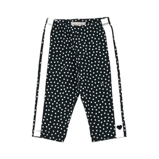 Monnalisa Polka-Dot Printed Elasticated Waistband Leggings