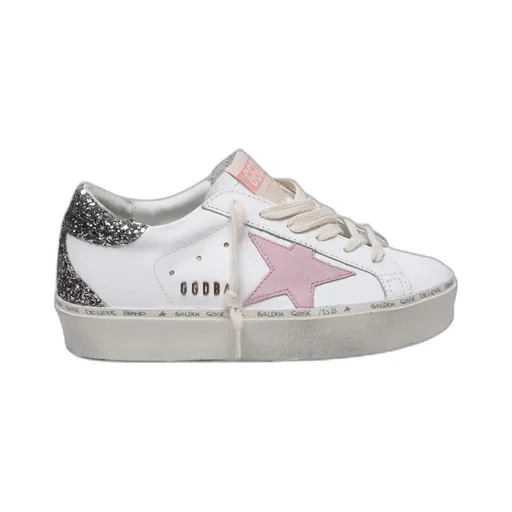 Golden Goose Deluxe Brand Hi-Star Glittered Sneakers