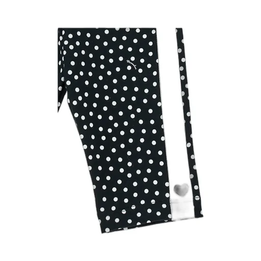 Monnalisa Polka-Dot Printed Elasticated Waistband Leggings