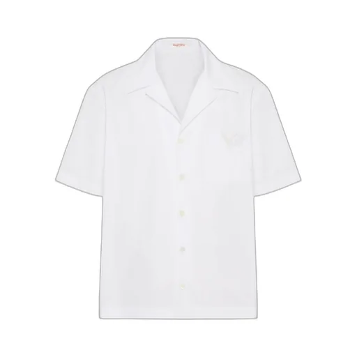 Valentino Logo Plaque Short-Sleeved Shirt