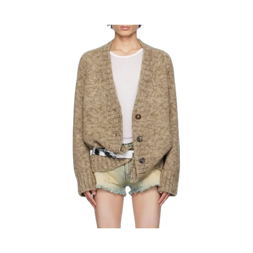 Maison Margiela V-Neck Ribbed Knitted Cardigan