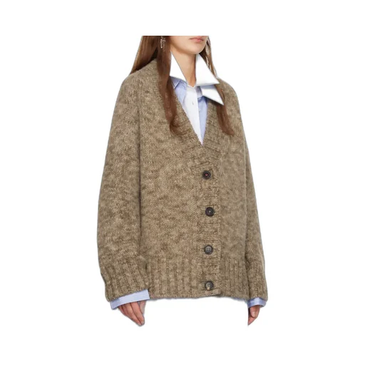 Maison Margiela V-Neck Ribbed Knitted Cardigan
