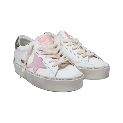 Golden Goose Deluxe Brand Hi-Star Glittered Sneakers