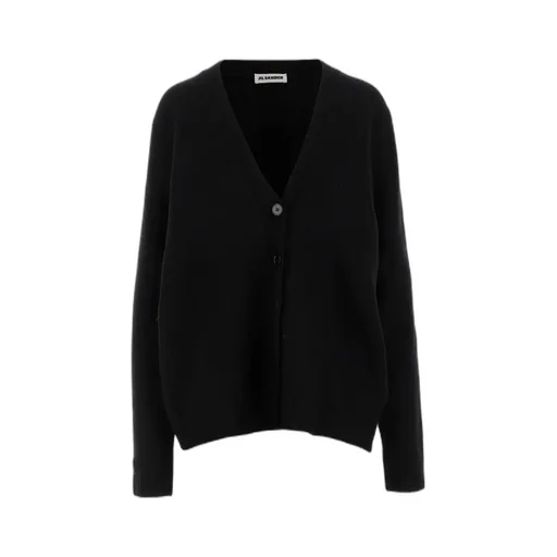 Jil Sander V-Neck Long-Sleeved Cardigan
