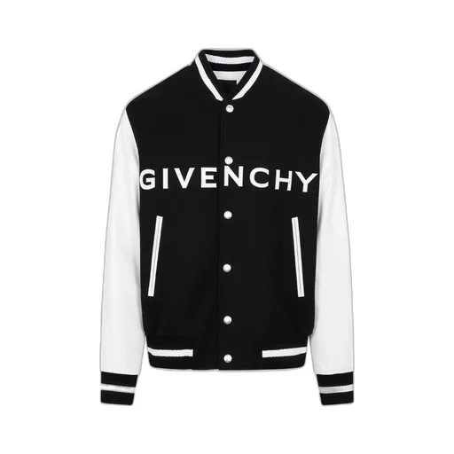 Givenchy Logo Detailed Varsity Bomber Jacket