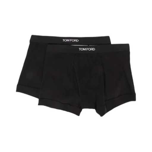 Tom Ford Logo Waistband Pack Of Two Boxers