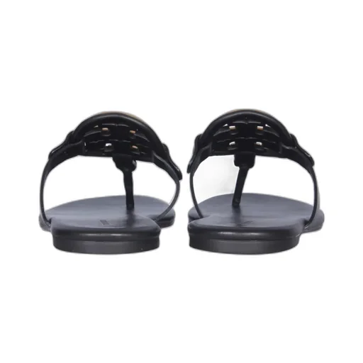 Tory Burch Miller Logo Plaque Thong Sandals