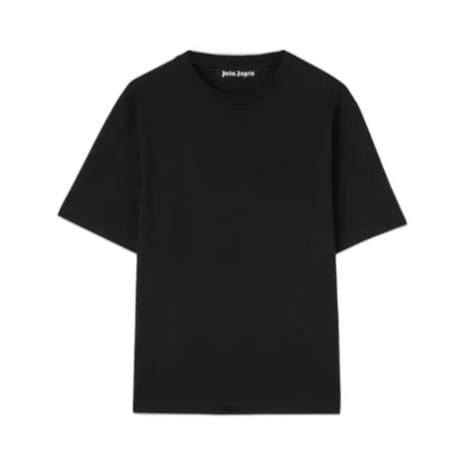 Palm Angels Monogram Embroidered Crewneck T-Shirt