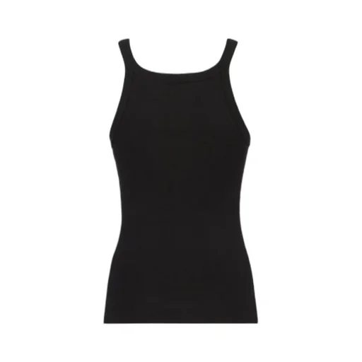 Fendi Logo Embroidered Knitted Tank Top
