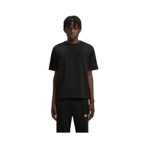 Palm Angels Monogram Embroidered Crewneck T-Shirt