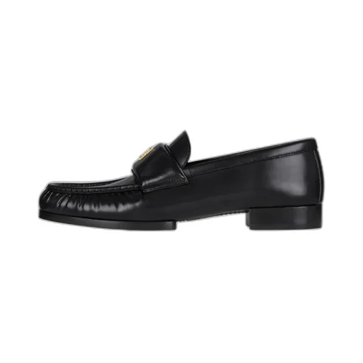 Givenchy 4G Logo Plaque Round-Toe Loafers