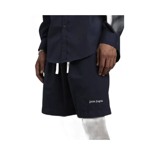 Palm Angels Logo-Embroidered Drawstring Bermuda Shorts