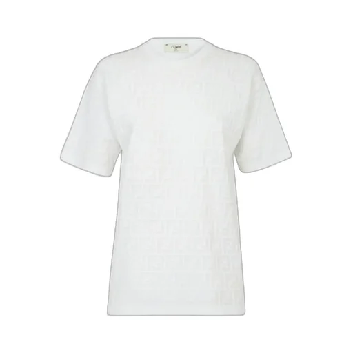 Fendi Monogram Detailed Crewneck T-Shirt