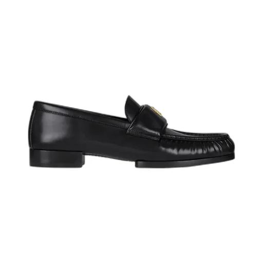 Givenchy 4G Logo Plaque Round-Toe Loafers