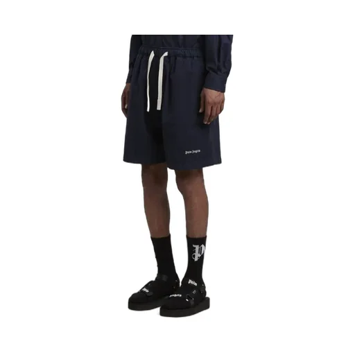 Palm Angels Logo-Embroidered Drawstring Bermuda Shorts
