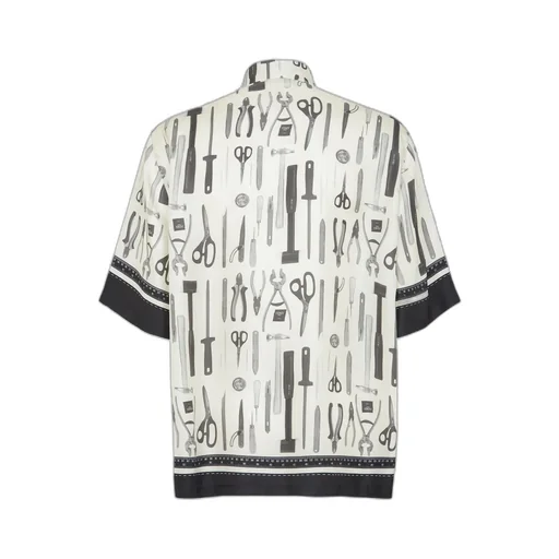 Fendi All-Over Graphic Printed Short-Sleeved Shirt