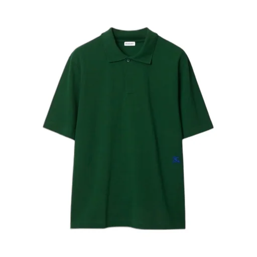 Burberry Logo-Embroidered Short Sleeved Polo Shirt