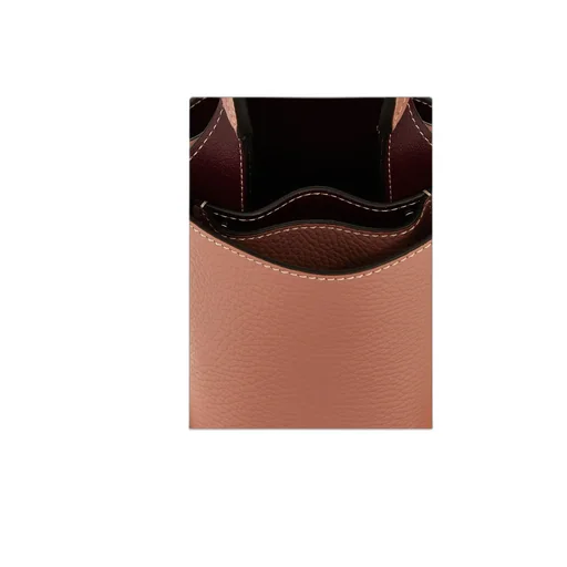 Logo-Pendant Leather Mini Bag