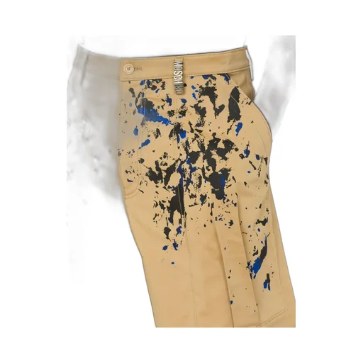 Painterly-Print Cotton Shorts