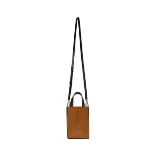 Marni Museo Logo Printed Nano Top Handle Bag