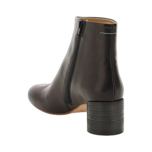 Mm6 Maison Margiela Square Toe Ankle Boots