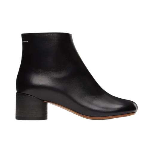Mm6 Maison Margiela Square Toe Ankle Boots