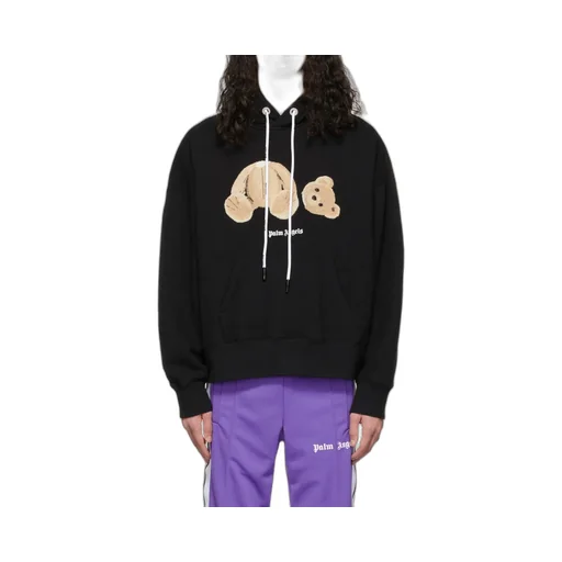 Bear-Motif Hoodie