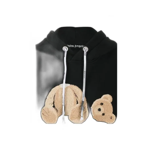 Bear-Motif Hoodie