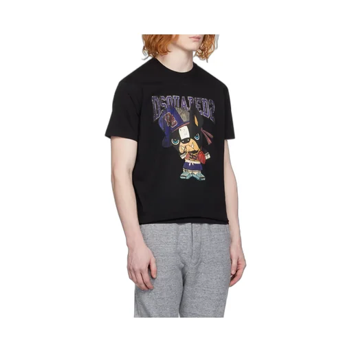 Dsquared2 Graphic Printed Crewneck T-Shirt