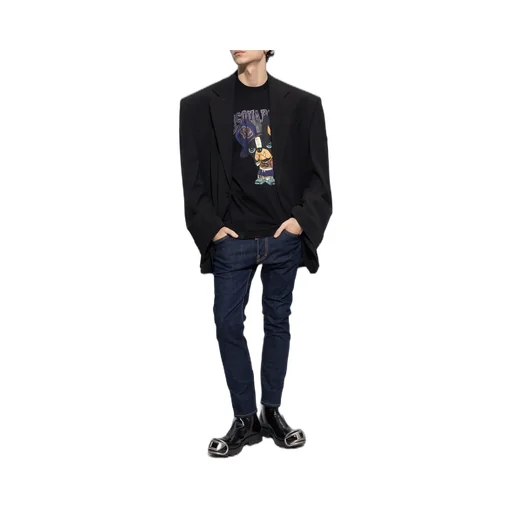 Dsquared2 Graphic Printed Crewneck T-Shirt