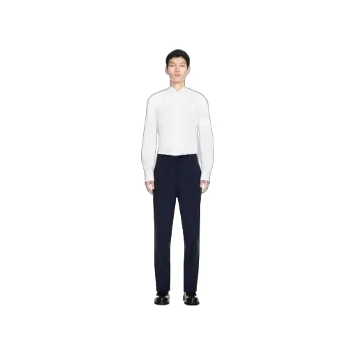 Off-White Mid-Rise Straight Leg Pants