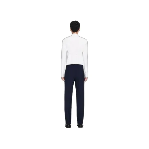 Off-White Mid-Rise Straight Leg Pants