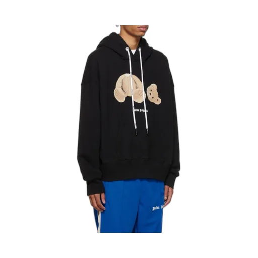 Bear-Motif Hoodie