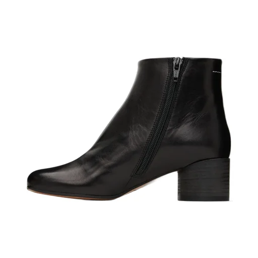 Mm6 Maison Margiela Square Toe Ankle Boots