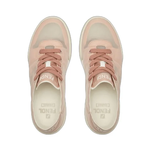 Fendi Match Mesh Low-Top Sneakers