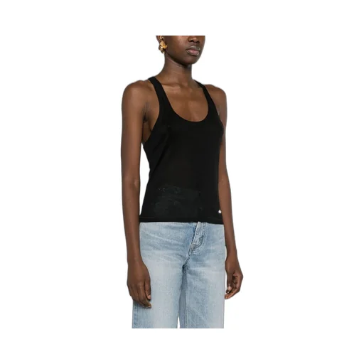Tom Ford Logo Plaque Tank Top