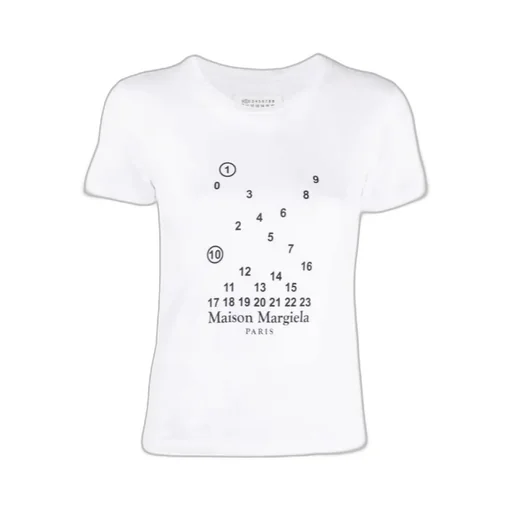 Maison Margiela Logo-Print Crewneck T-Shirt