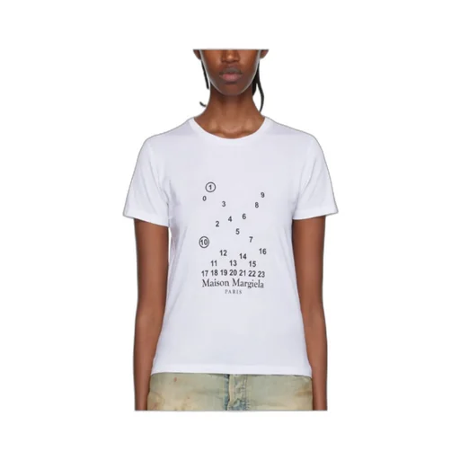 Maison Margiela Logo-Print Crewneck T-Shirt